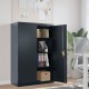 Sonata H Шкаф за папки антрацит 90x40x140 см стомана