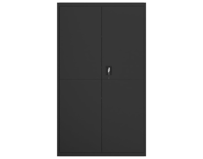 Sonata Fișet, negru, 105x40x180 cm, oțel