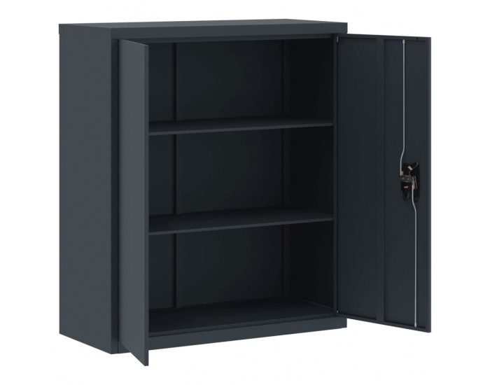 Sonata H Шкаф за папки антрацит 90x40x105 см стомана