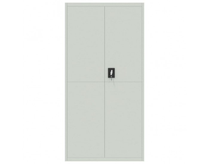Sonata H Шкаф за папки светлосив 90x40x180 см стомана