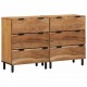 Sonata H Шкаф 2 pcs Кафяво 60 x 33 x 75 cm Масивна акациева дървесина