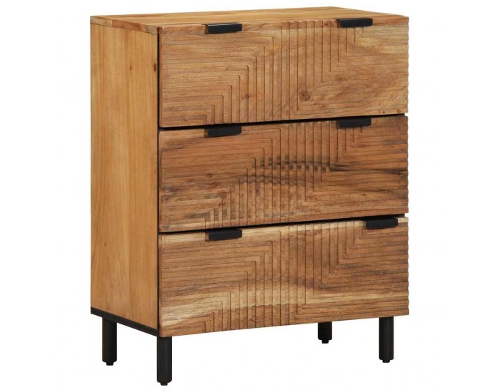 Sonata H Шкаф 2 pcs Кафяво 60 x 33 x 75 cm Масивна акациева дървесина