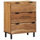 Sonata H Шкаф 2 pcs Кафяво 60 x 33 x 75 cm Масивна акациева дървесина