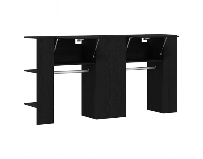 Sonata H Шкаф за антре 2 pcs Черен дъб 97.5 x 37 x 99 см Инженерно дърво