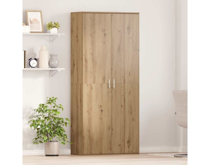 Sonata H Висока масичка дъб артизан 80 x 35 x 180 см Инженерно дърво