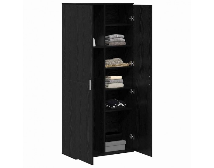 Sonata H Висока масичка Черен дъб 80 x 35 x 180 см Инженерно дърво