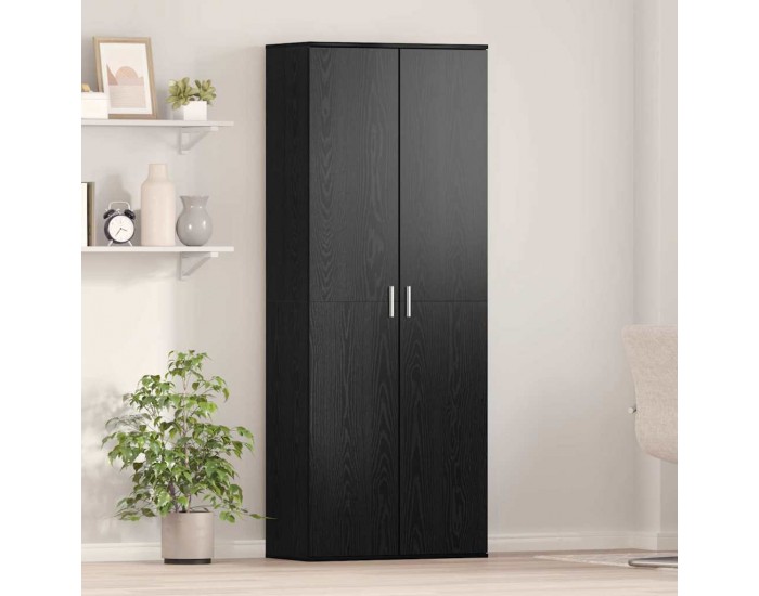 Sonata H Висок шкаф Черен дъб 70 x 35 x 180 см Инженерно дърво