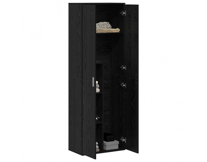 Sonata H Висок шкаф Черен дъб 60 x 35 x 180 см Инженерно дърво