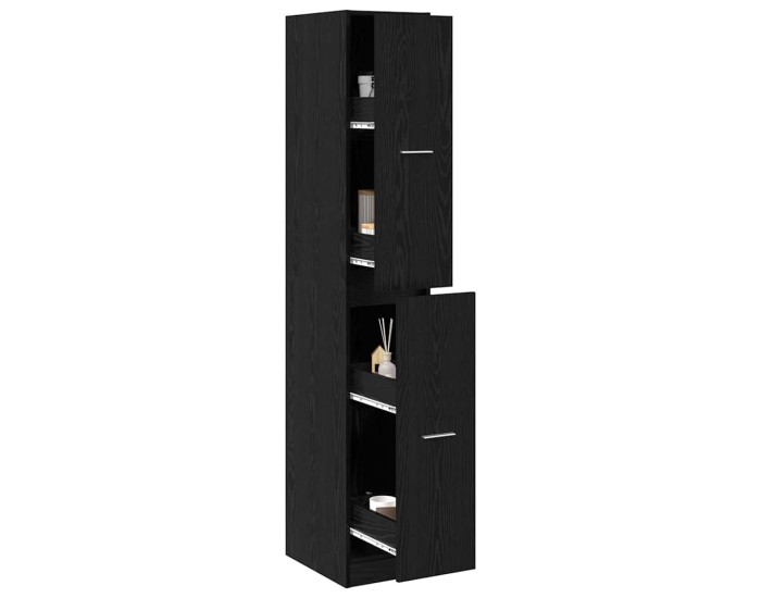 Sonata Dulap Apothecary Model Model 30 x 41 x 174,5 cm Stejar Negru