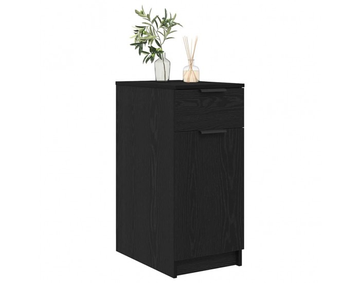 Sonata H Шкаф за бюро Черен дъб 33 x 50 x 75 см Инженерно дърво