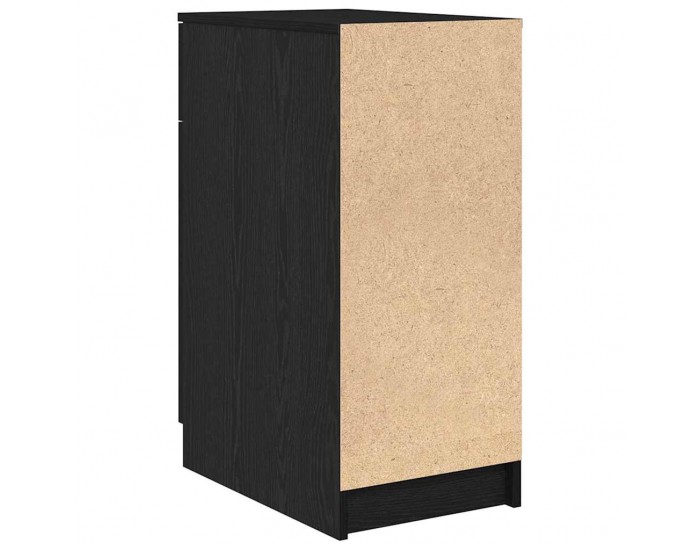 Sonata H Шкаф за бюро Черен дъб 33 x 50 x 75 см Инженерно дърво