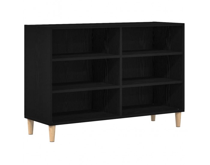 Sonata H Служебен шкаф Черен дъб 103.5 x 35 x 70 см Инженерно дърво