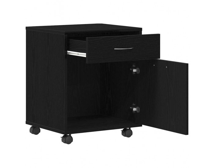 Sonata H Подвижен шкаф Черен дъб 45 x 38 x 54 см Инженерно дърво