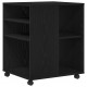 Sonata H Шкаф за съхранение Черен дъб 60 x 53 x 72.5 см Инженерно дърво