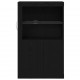 Sonata Bufet LED 60,5 x 37 x 100 cm Lemn prelucrat Stejar Negru