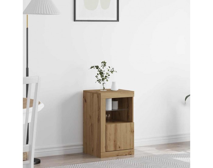Sonata H Страничен шкаф дъб артизан 41 x 37 x 67 см Инженерно дърво