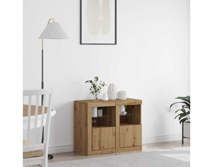 Sonata H Страничен шкаф 2 pcs дъб артизан 41 x 37 x 67 см