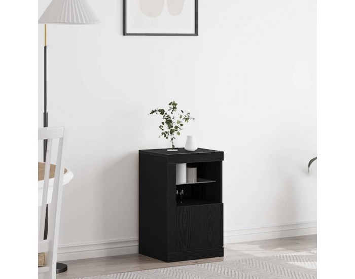 Sonata H Страничен шкаф Черен дъб 41 x 37 x 67 см Инженерно дърво