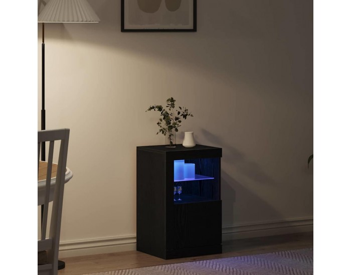 Sonata H Страничен шкаф Черен дъб 41 x 37 x 67 см Инженерно дърво