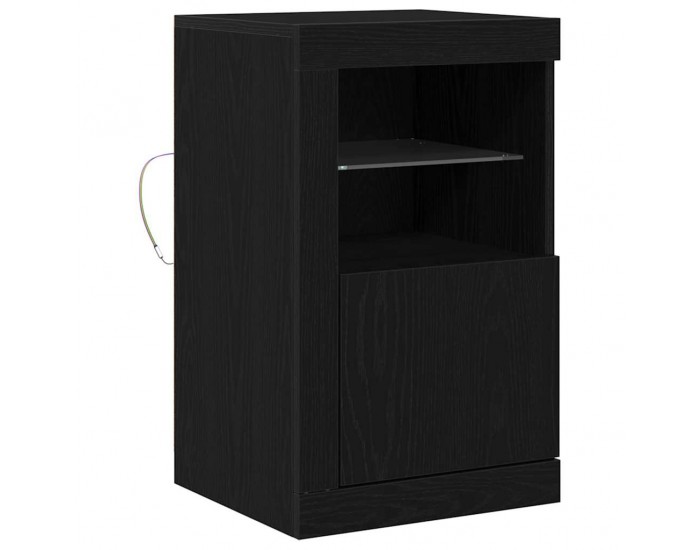 Sonata H Страничен шкаф Черен дъб 41 x 37 x 67 см Инженерно дърво