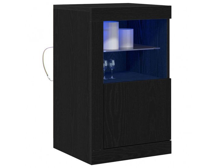 Sonata H Страничен шкаф Черен дъб 41 x 37 x 67 см Инженерно дърво