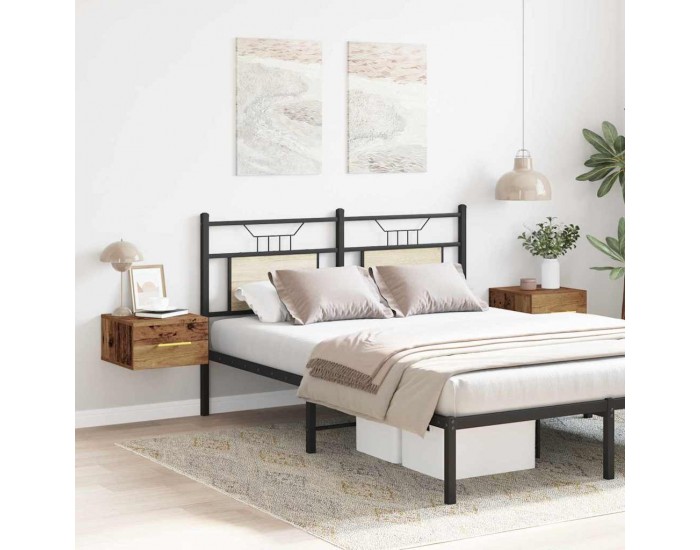 Sonata H Нощен шкаф 2 pcs Старо дърво 35 x 35 x 20 см Инженерно дърво