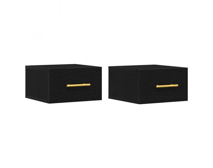 Sonata H Нощен шкаф 2 pcs Черен дъб 35 x 35 x 20 см Инженерно дърво