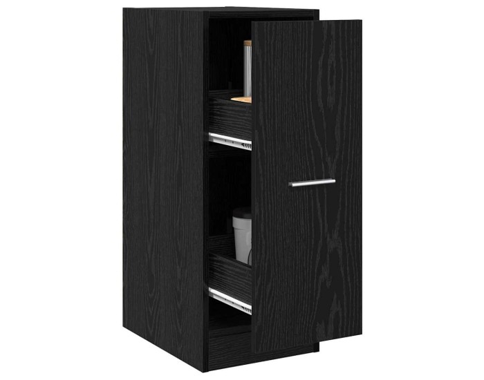 Sonata Cabinet de Apotecă Stejar negru 30 x 41 x 77.5 cm Lemn compozit