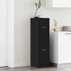 Sonata H Аптекарски шкаф Черен дъб 30 x 41 x 118 см Инженерно дърво - Dulapuri