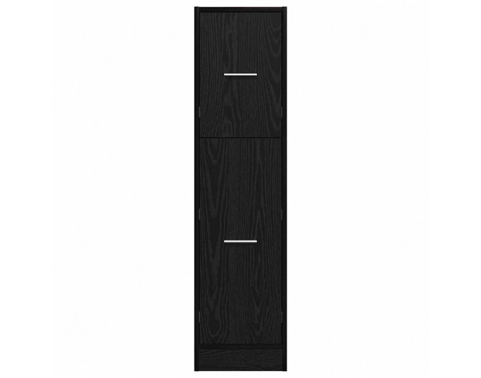Sonata H Аптекарски шкаф Черен дъб 30 x 41 x 118 см Инженерно дърво