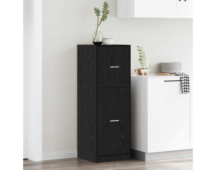 Sonata Cabinet de Apotecă Stejar negru 40 x 41 x 118 cm Lemn compozit