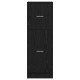 Sonata Cabinet de Apotecă Stejar negru 40 x 41 x 118 cm Lemn compozit