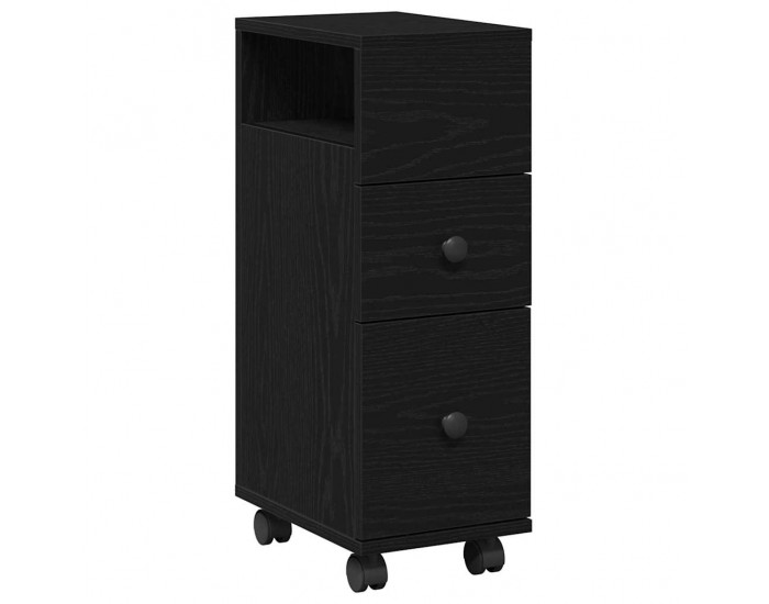 Sonata H Тъмен шкаф за баня Черен дъб 33 x 23 x 65 см Инженерно дърво