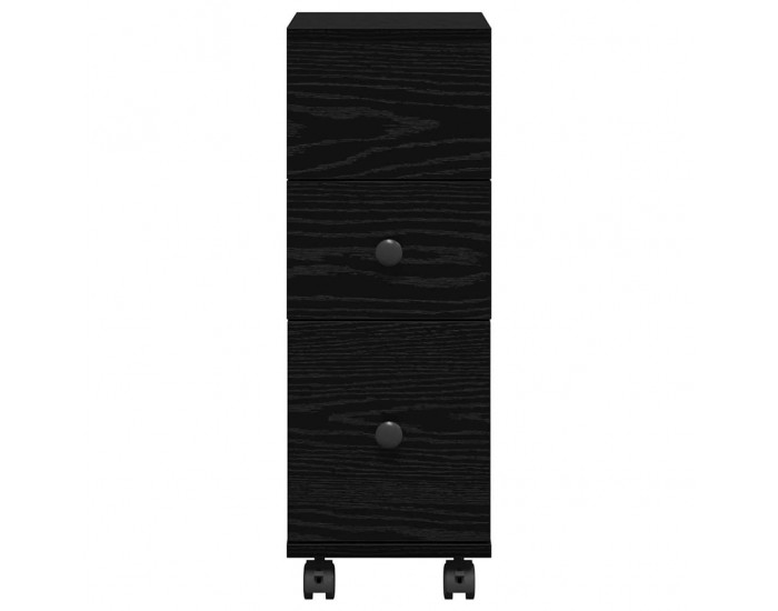 Sonata H Тъмен шкаф за баня Черен дъб 33 x 23 x 65 см Инженерно дърво