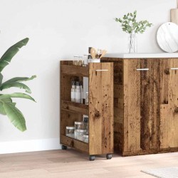 Sonata H За шкафове с колело Старо дърво 60 x 22 x 79 см Инженерно дърво - Dulapuri