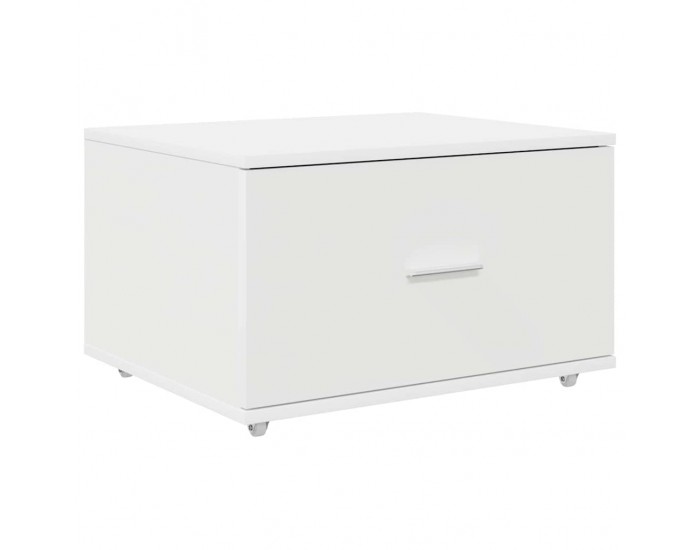 Sonata H Чекмеджетен шкаф Бяло 55 x 45 x 33.5 см Инженерно дърво