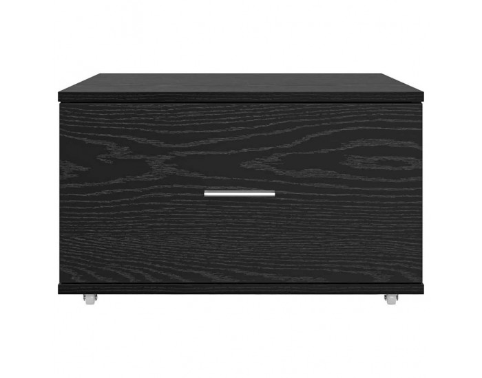 Sonata H Чекмеджетен шкаф Черно 55 x 45 x 33.5 см Инженерно дърво