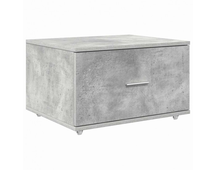 Sonata H Чекмеджетен шкаф с колело Сив 55 x 45 x 33.5 см Инженерно дърво