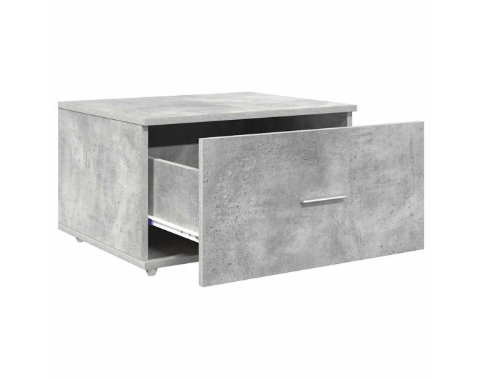 Sonata H Чекмеджетен шкаф с колело Сив 55 x 45 x 33.5 см Инженерно дърво