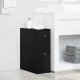 Sonata H Тесен шкаф за баня Черен дъб 80 x 18 x 60 см Инженерно дърво