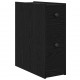 Sonata H Тесен шкаф за баня Черен дъб 80 x 18 x 60 см Инженерно дърво