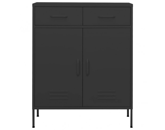 Sonata H Шкаф за съхранение, антрацит, 80х35х101,5 см, стомана