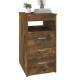 Sonata Dulap cu sertar, stejar fumuriu, 40x50x76 cm, lemn prelucrat