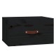 Sonata Noptiere de perete, 2 buc., negru, 40x29,5x22 cm