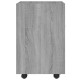 Sonata Dulap lateral cu roți gri sonoma 33x38x60 cm lemn prelucrat