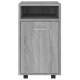 Sonata Dulap lateral cu roți gri sonoma 33x38x60 cm lemn prelucrat