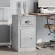 Sonata H Страничен шкаф чекмедже бетонно сив 40x50x75 см инженерно дърво