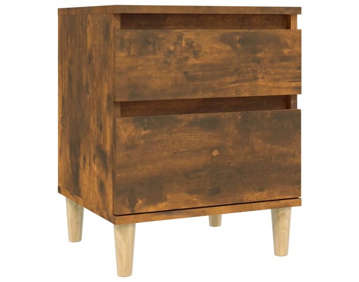 Sonata H Нощни шкафчета 2 бр опушен дъб 40x35x50 см
