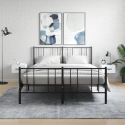 Sonata H Нощни шкафчета за стенен монтаж, 2 бр, бели, 35x35x20 см - Dulapuri