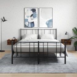 Sonata H Нощни шкафчета за стенен монтаж, 2 бр, опушен дъб, 35x35x20 см - Dulapuri
